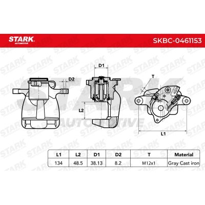 Bremssattel Stark SKBC-0461153 SKBC-0461153 - foto 6