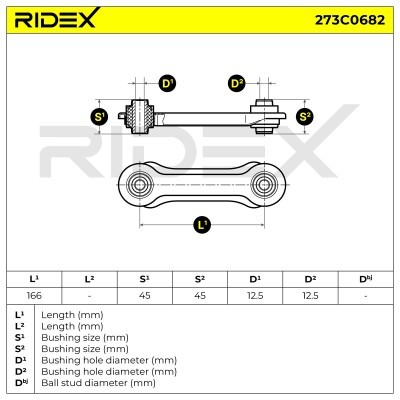 Querlenker RIDEX 273C0682 273C0682 - foto 6