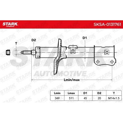 Stoßdämpfer Stark SKSA-0131761 SKSA-0131761 - foto 3