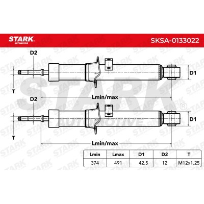 Stoßdämpfer Stark SKSA-0133022 SKSA-0133022 - foto 5