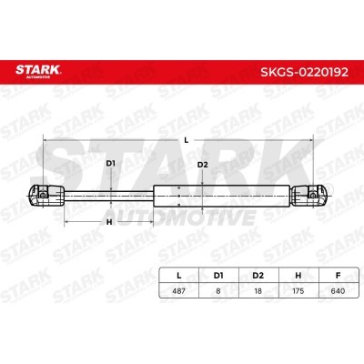 Gasfeder, Koffer-/Laderaum Stark SKGS-0220192 SKGS-0220192 - foto 3