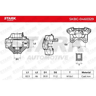 Bremssattel Stark SKBC-0460329 SKBC-0460329 - foto 6