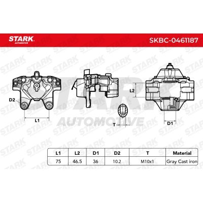 Bremssattel Stark SKBC-0461187 SKBC-0461187 - foto 5