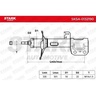 Stoßdämpfer Stark SKSA-0132190 SKSA-0132190 - foto 7