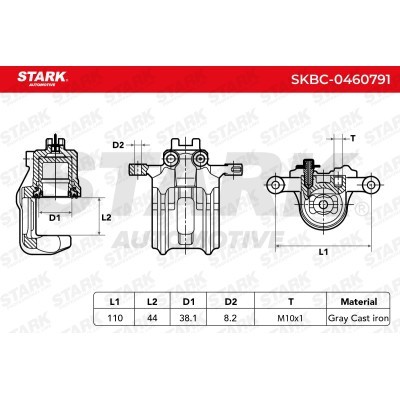 Bremssattel Stark SKBC-0460791 SKBC-0460791 - foto 6