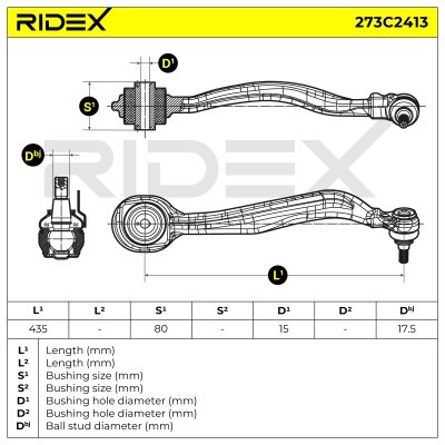 Querlenker RIDEX 273C2413 273C2413 - foto 6