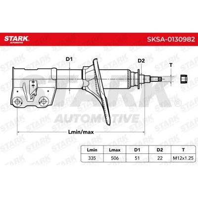 Stoßdämpfer Stark SKSA-0130982 SKSA-0130982 - foto 3