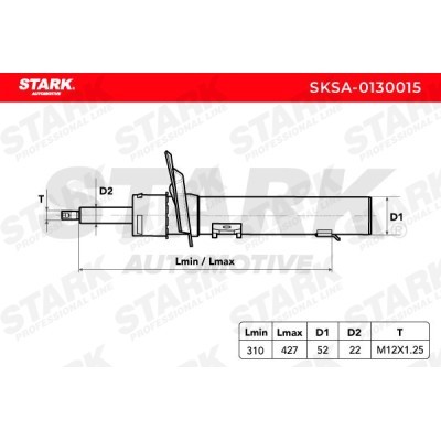 Stoßdämpfer Stark SKSA-0130015 SKSA-0130015 - foto 4
