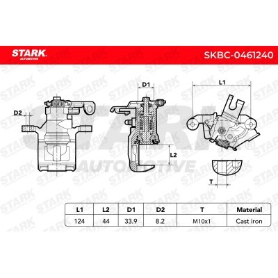 Bremssattel Stark SKBC-0461240 SKBC-0461240 - foto 6