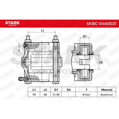 Bremssattel Stark SKBC-0460021 SKBC-0460021 - foto 4