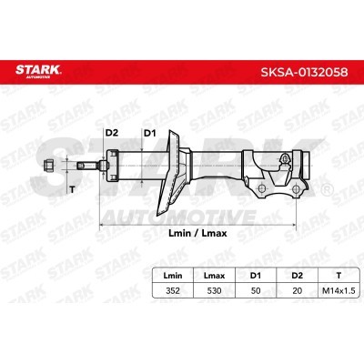 Stoßdämpfer Stark SKSA-0132058 SKSA-0132058 - foto 3