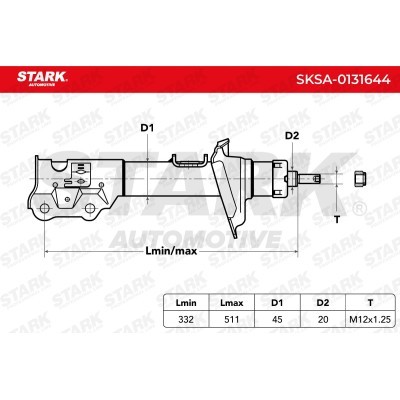 Stoßdämpfer Stark SKSA-0131644 SKSA-0131644 - foto 3