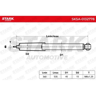 Stoßdämpfer Stark SKSA-0132778 SKSA-0132778 - foto 6