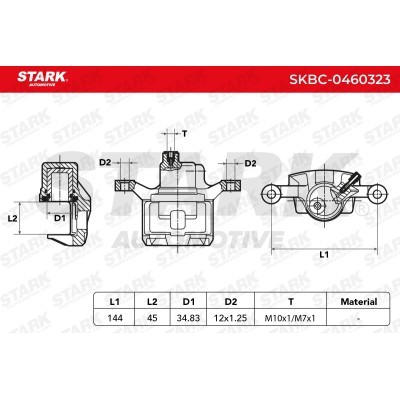 Bremssattel Stark SKBC-0460323 SKBC-0460323 - foto 6