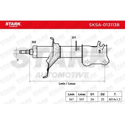Stoßdämpfer Stark SKSA-0131138 SKSA-0131138 - foto 3