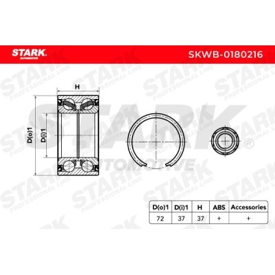 Radlager Stark SKWB-0180216 SKWB-0180216 - foto 2