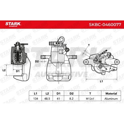 Bremssattel Stark SKBC-0460077 SKBC-0460077 - foto 5