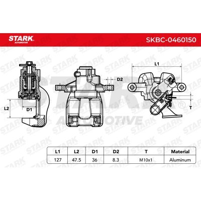 Bremssattel Stark SKBC-0460150 SKBC-0460150 - foto 6