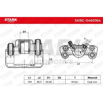 Bremssattel Stark SKBC-0460164 SKBC-0460164 - foto 4