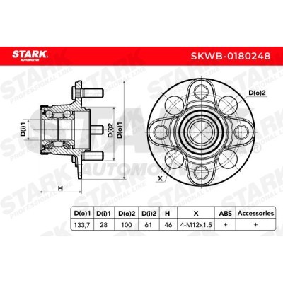 Radlager Stark SKWB-0180248 SKWB-0180248 - foto 3