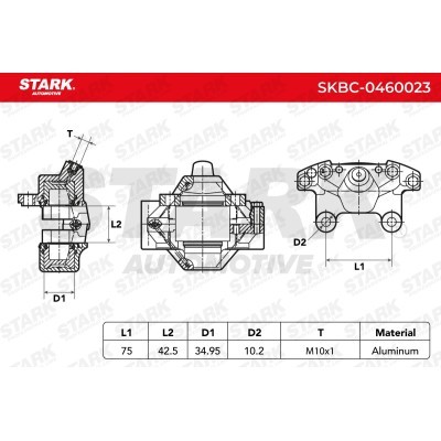 Bremssattel Stark SKBC-0460023 SKBC-0460023 - foto 4