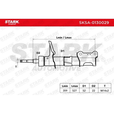 Stoßdämpfer Stark SKSA-0130029 SKSA-0130029 - foto 4