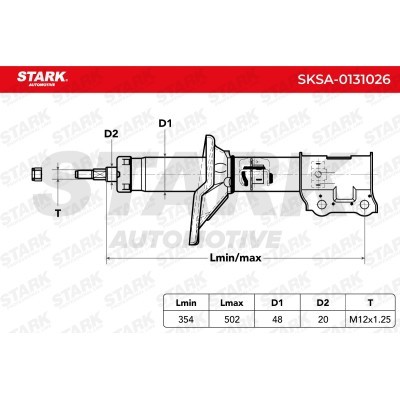 Stoßdämpfer Stark SKSA-0131026 SKSA-0131026 - foto 3