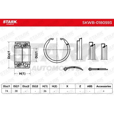 Radlager Stark SKWB-0180593 SKWB-0180593 - foto 4