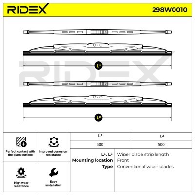 Wischblatt RIDEX 298W0010 298W0010 - foto 5