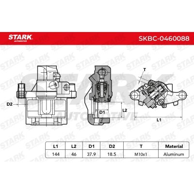 Bremssattel Stark SKBC-0460088 SKBC-0460088 - foto 9