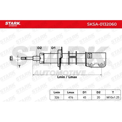 Stoßdämpfer Stark SKSA-0132060 SKSA-0132060 - foto 3