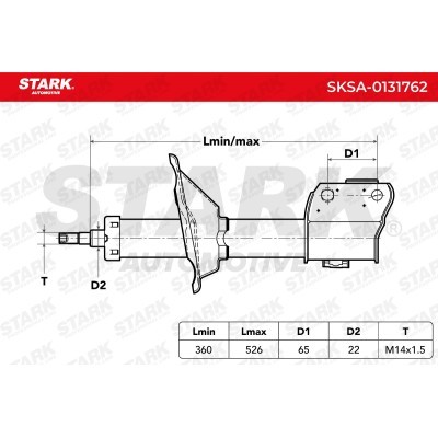 Stoßdämpfer Stark SKSA-0131762 SKSA-0131762 - foto 3