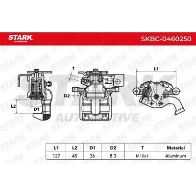 Bremssattel Stark SKBC-0460250 SKBC-0460250 - foto 4