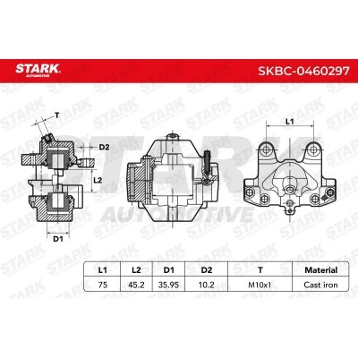 Bremssattel Stark SKBC-0460297 SKBC-0460297 - foto 5