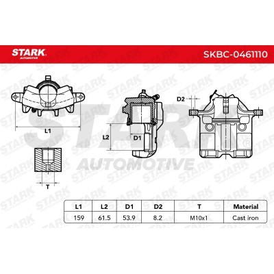 Bremssattel Stark SKBC-0461110 SKBC-0461110 - foto 3