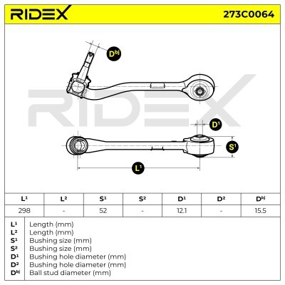 Querlenker RIDEX 273C0064 273C0064 - foto 7