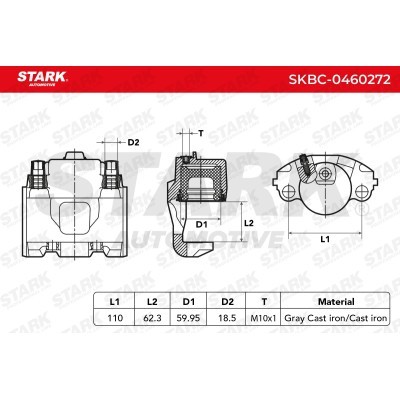Bremssattel Stark SKBC-0460272 SKBC-0460272 - foto 3