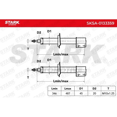 Stoßdämpfer Stark SKSA-0133359 SKSA-0133359 - foto 6