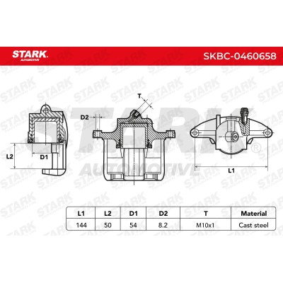 Bremssattel Stark SKBC-0460658 SKBC-0460658 - foto 5