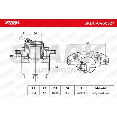 Bremssattel Stark SKBC-0460327 SKBC-0460327 - foto 6