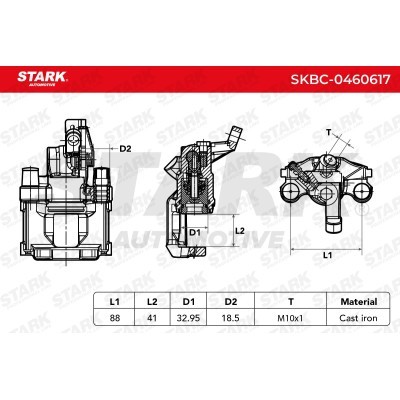 Bremssattel Stark SKBC-0460617 SKBC-0460617 - foto 6