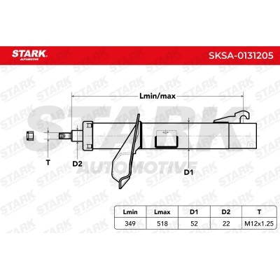 Stoßdämpfer Stark SKSA-0131205 SKSA-0131205 - foto 3
