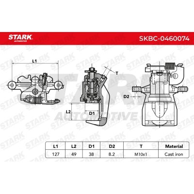 Bremssattel Stark SKBC-0460074 SKBC-0460074 - foto 3