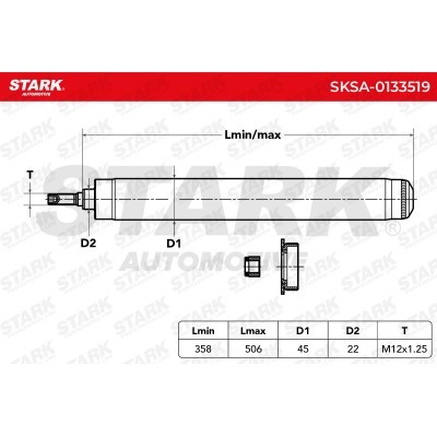 Stoßdämpfer Stark SKSA-0133519 SKSA-0133519 - foto 7