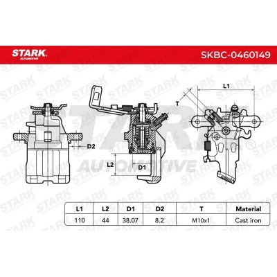 Bremssattel Stark SKBC-0460149 SKBC-0460149 - foto 4