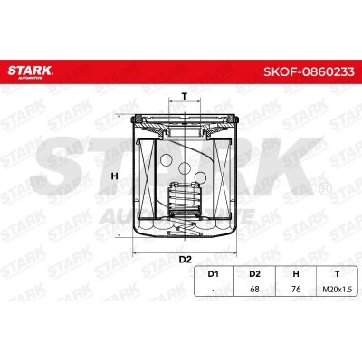 Ölfilter Stark SKOF-0860233 SKOF-0860233 - foto 6