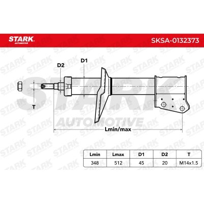 Stoßdämpfer Stark SKSA-0132373 SKSA-0132373 - foto 3