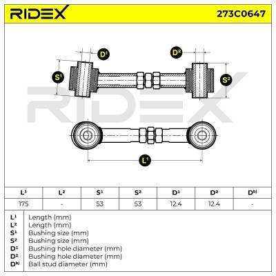 Querlenker RIDEX 273C0647 273C0647 - foto 6