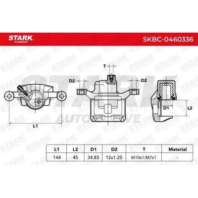 Bremssattel Stark SKBC-0460336 SKBC-0460336 - foto 5