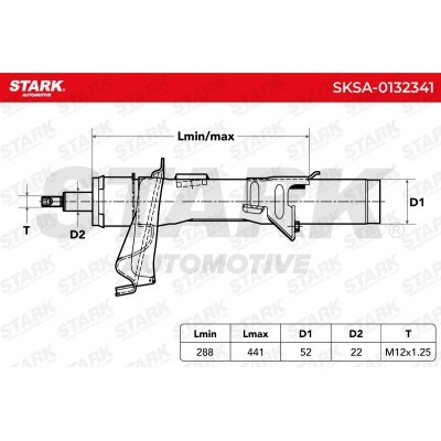 Stoßdämpfer Stark SKSA-0132341 SKSA-0132341 - foto 6